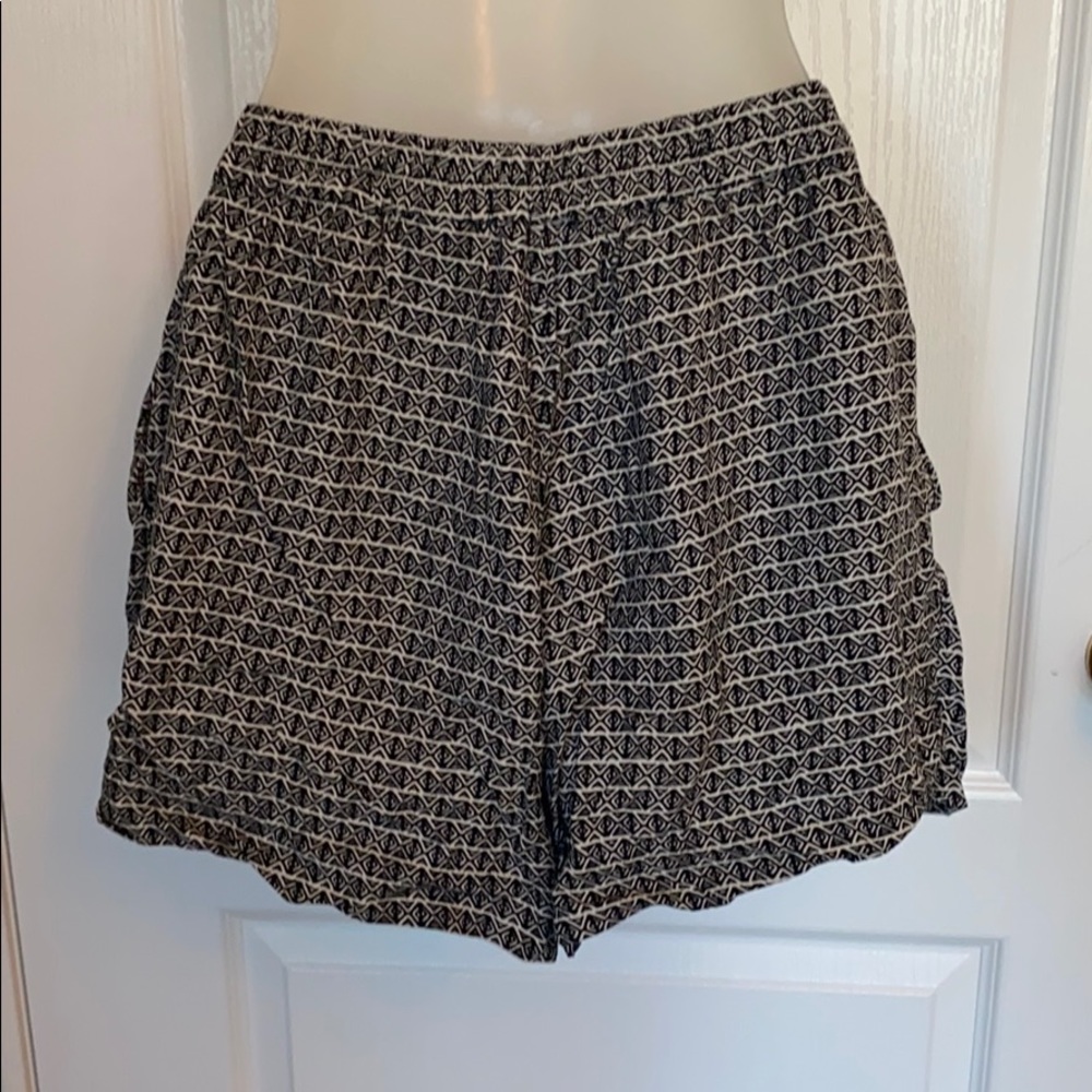 H & M Tribal Print High Waisted Shorts